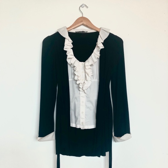 Sandro Ferrone Tops - 🔥LOWEST PRICE! Ruffed Blouse - Made in Italy